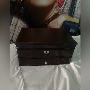 Wooden antique jewelry box